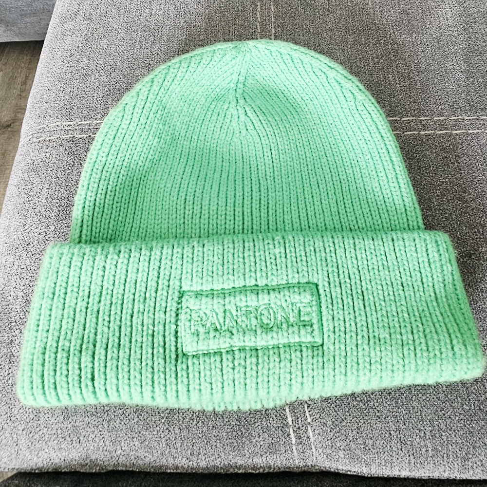 Patone Mint Green Knit Winter Cap